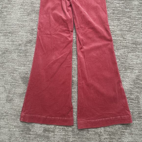 Rolla's Pants Womens 27 Pink Eastcoast Flare High Rise Corduroy Boho Bell Bottom - Picture 6 of 13